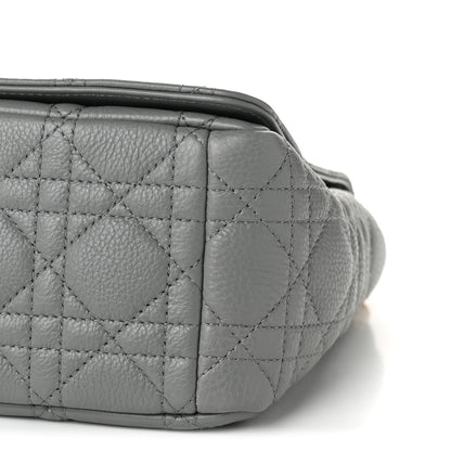 Christian Dior Supple Calfskin Cannage Medium Caro Bag Ethereal Grey 10 of 10