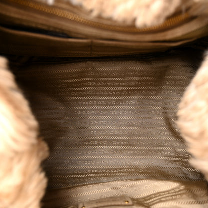 Prada Denim Eco Lapin Logo Tote Avio Cipria 4 of 11