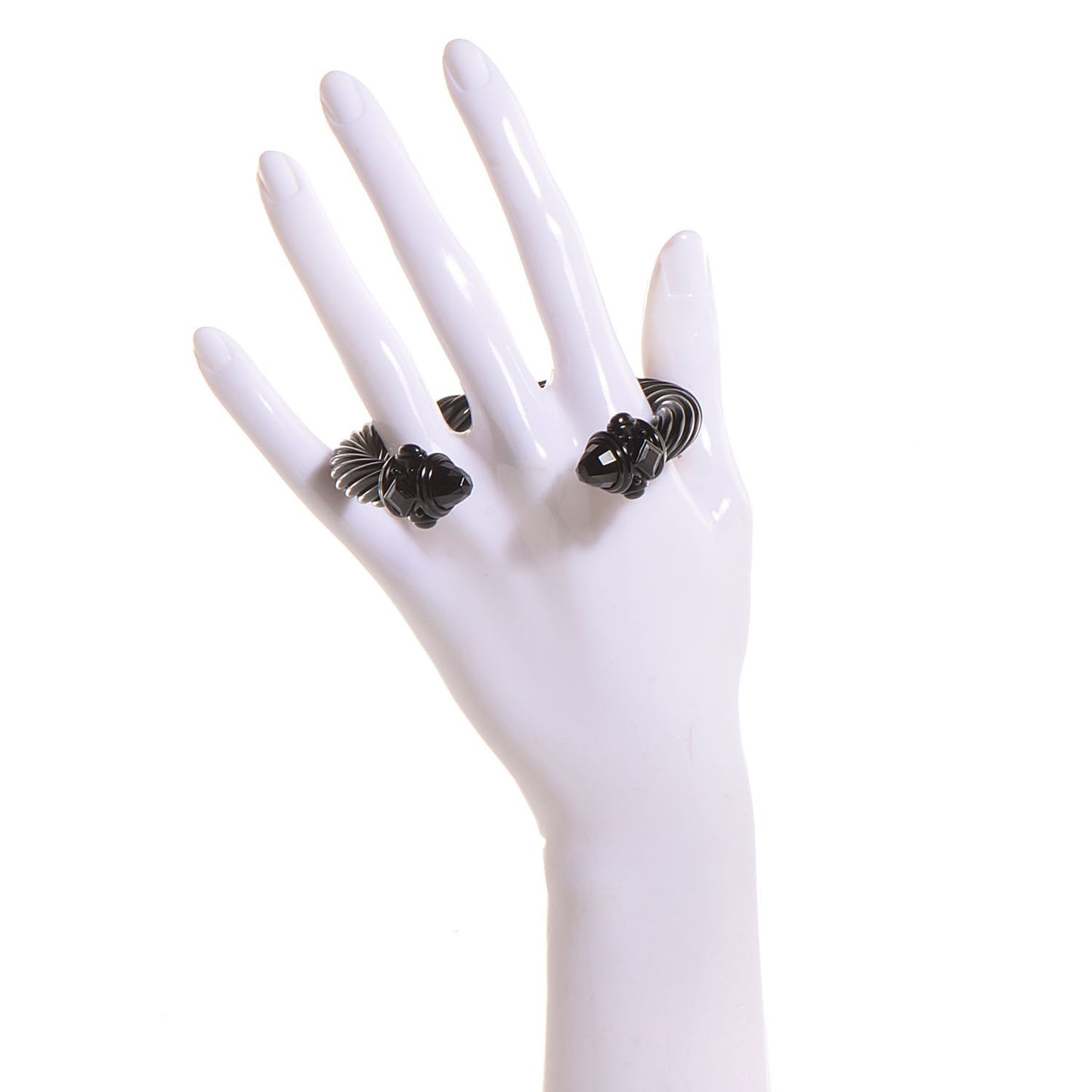 Aluminum 10mm Renaissance Cable Bracelet Black