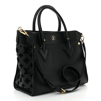 Louis Vuitton Calfskin Monogram Tufting On My Side Black 3 of 9