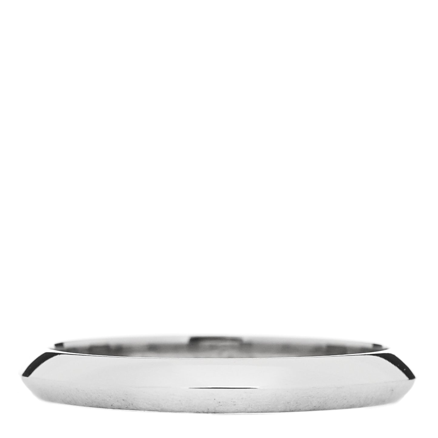 Platinum 2mm Knife Edge Wedding Band Ring 57 8