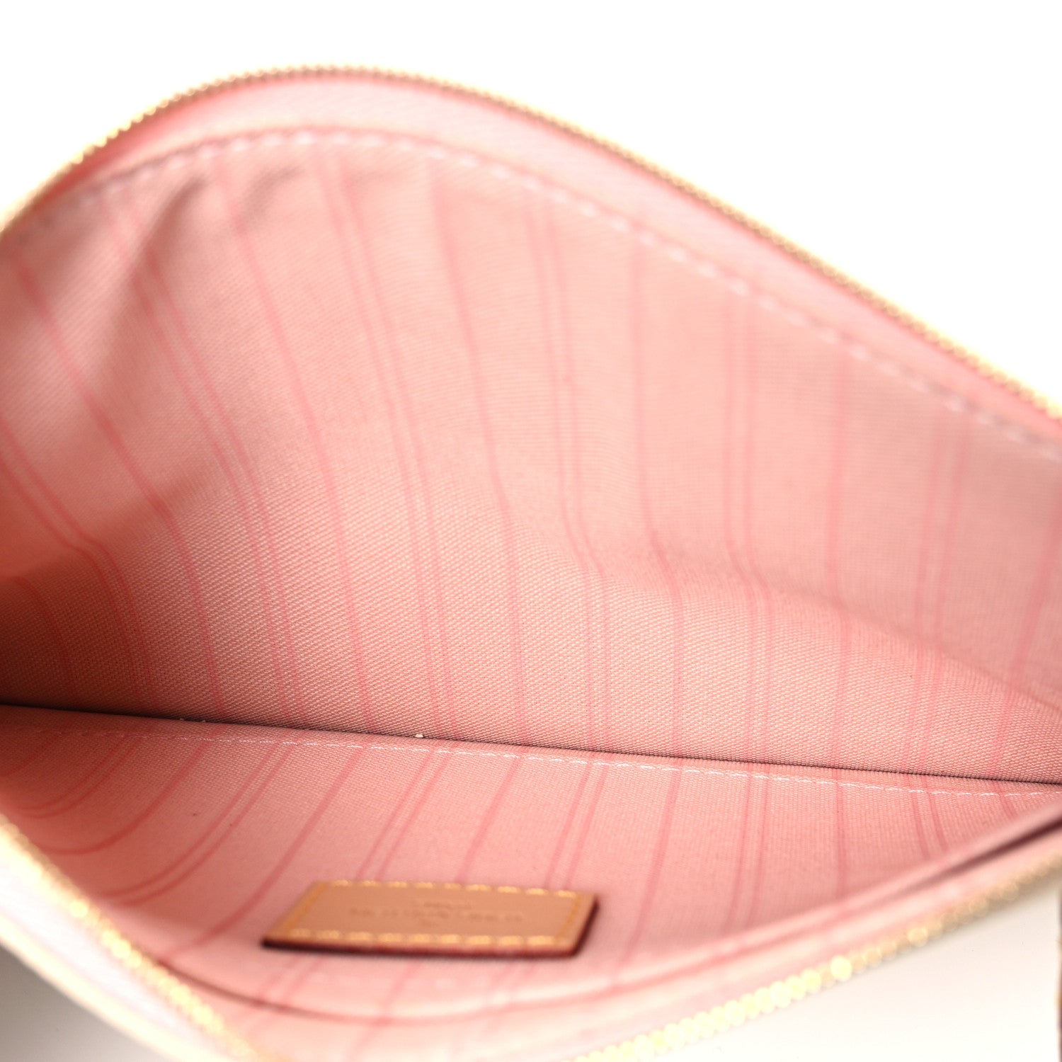 Louis Vuitton Damier Azur Neverfull MM GM Pochette Rose Ballerine 5 of 8