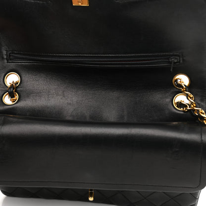 Chanel Lambskin Quilted Medium Double Flap Black 13 of 13