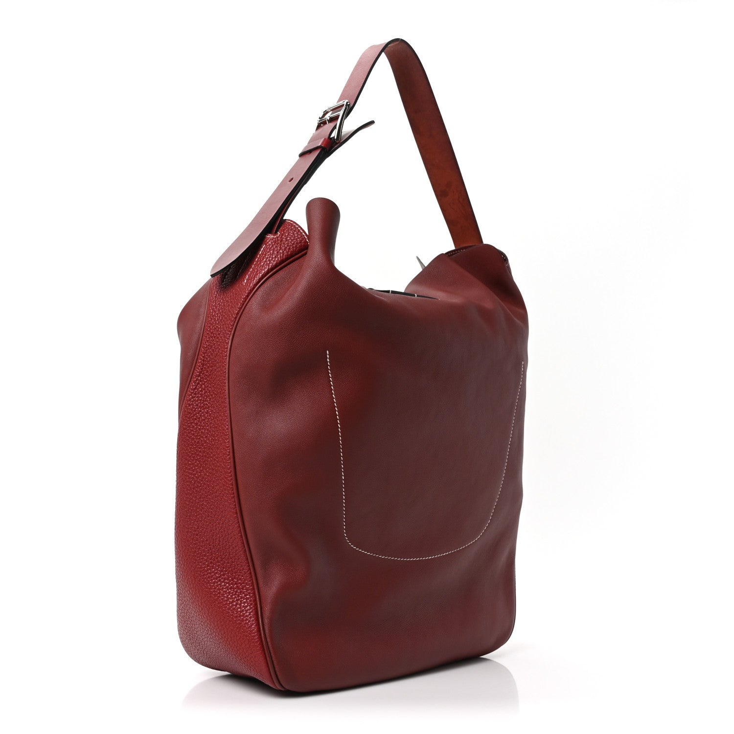 Hermes Swift Taurillon Clemence Virevolte PM Rouge H 3 of 9