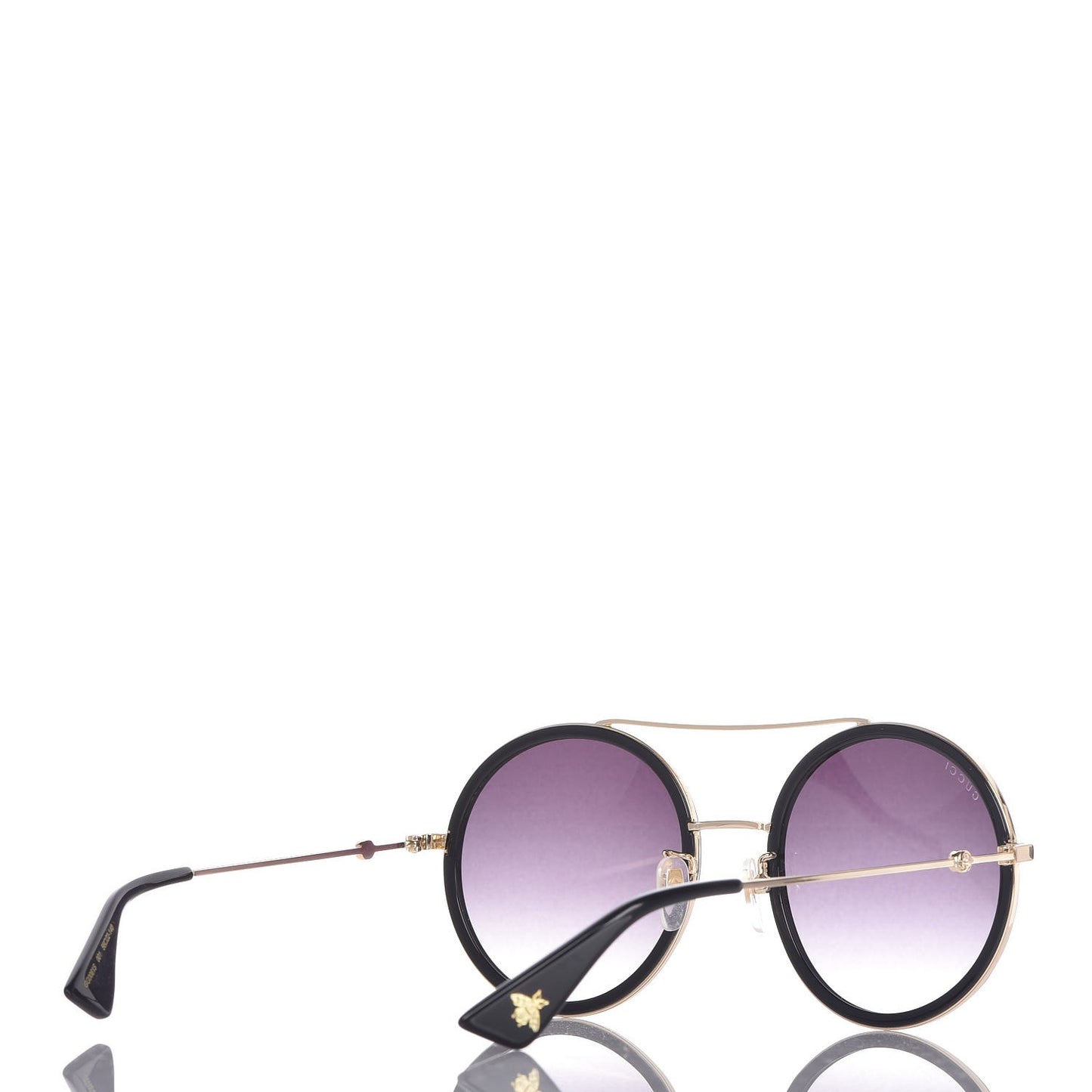 Round Frame Sunglasses GG0061S Black