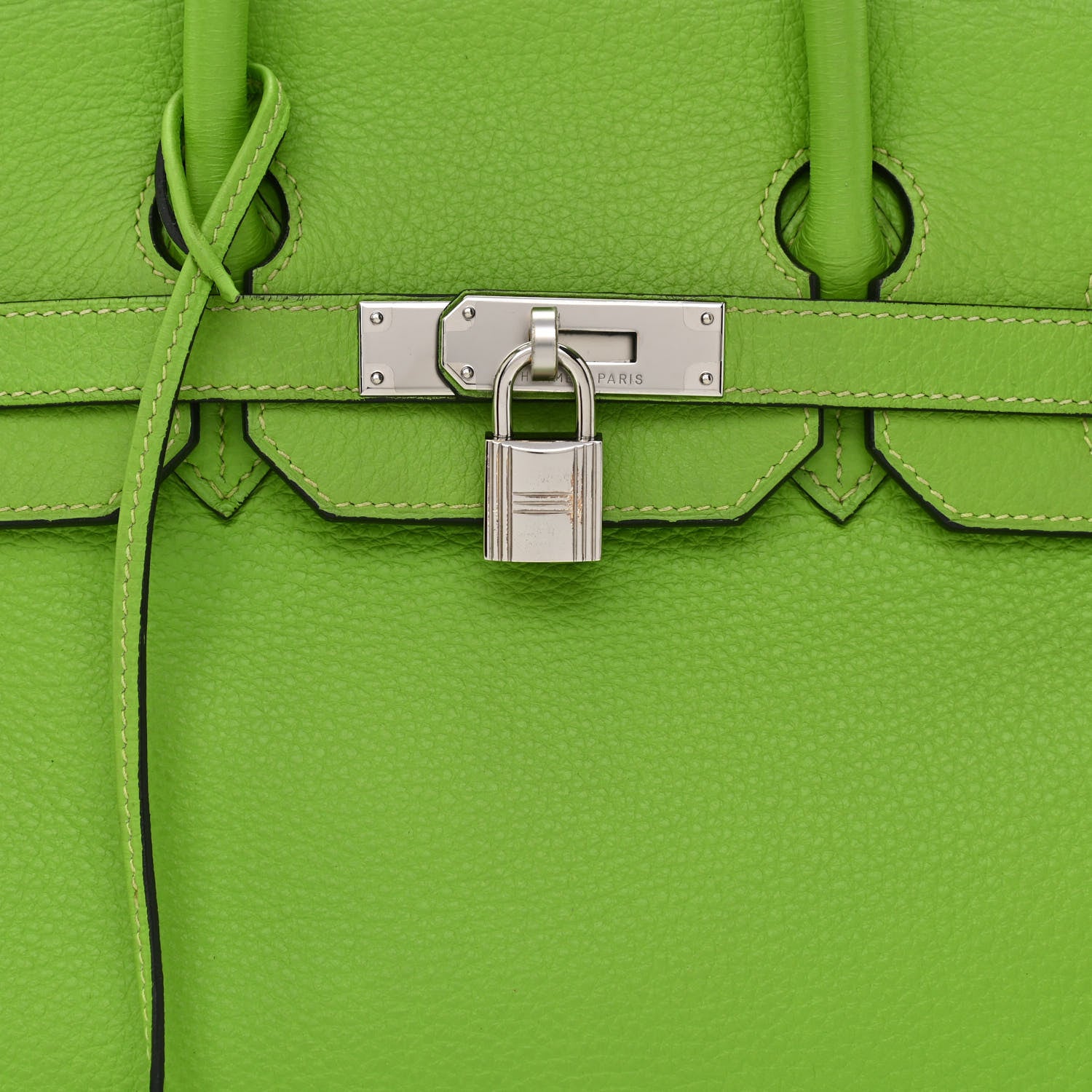 Hermes Togo Birkin 35 Vert Cru 9 of 11