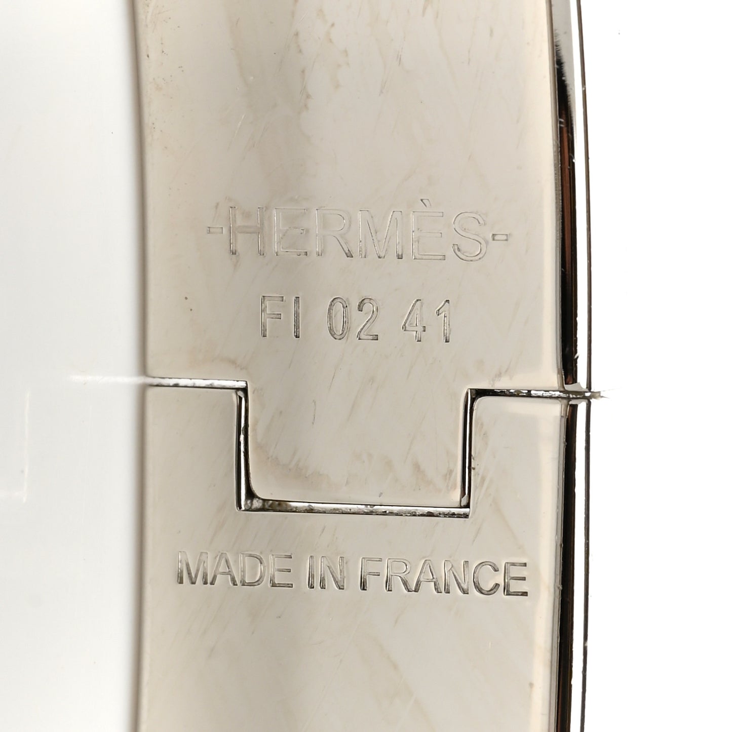 Matte Enamel Narrow Clic Clac HH Bracelet T5 Etain