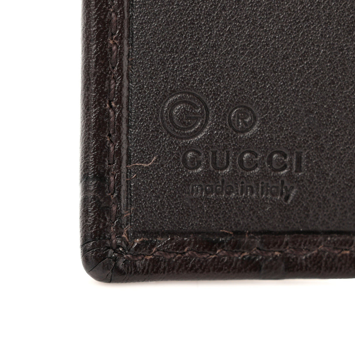 Gucci Guccissima Bi-Fold Wallet Brown 6 of 10