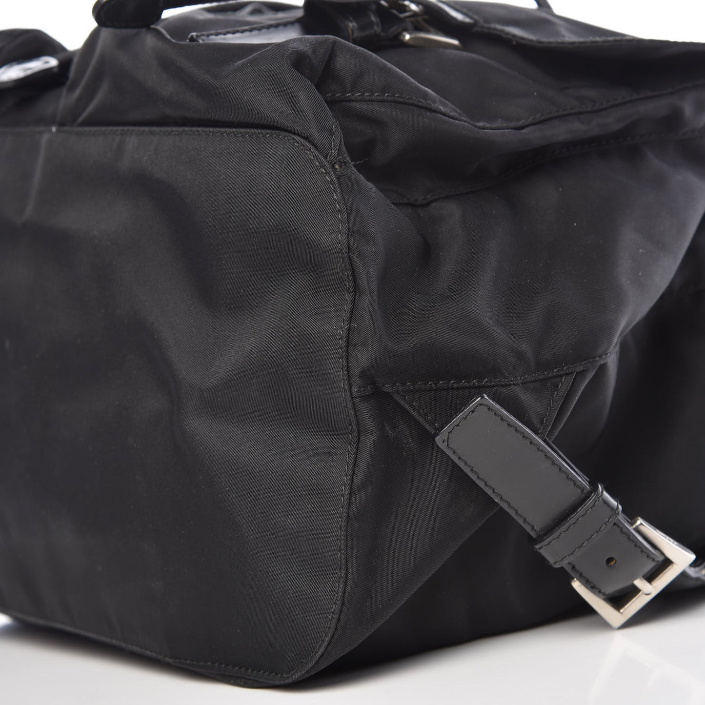 Nylon Vela Medium Backpack Black