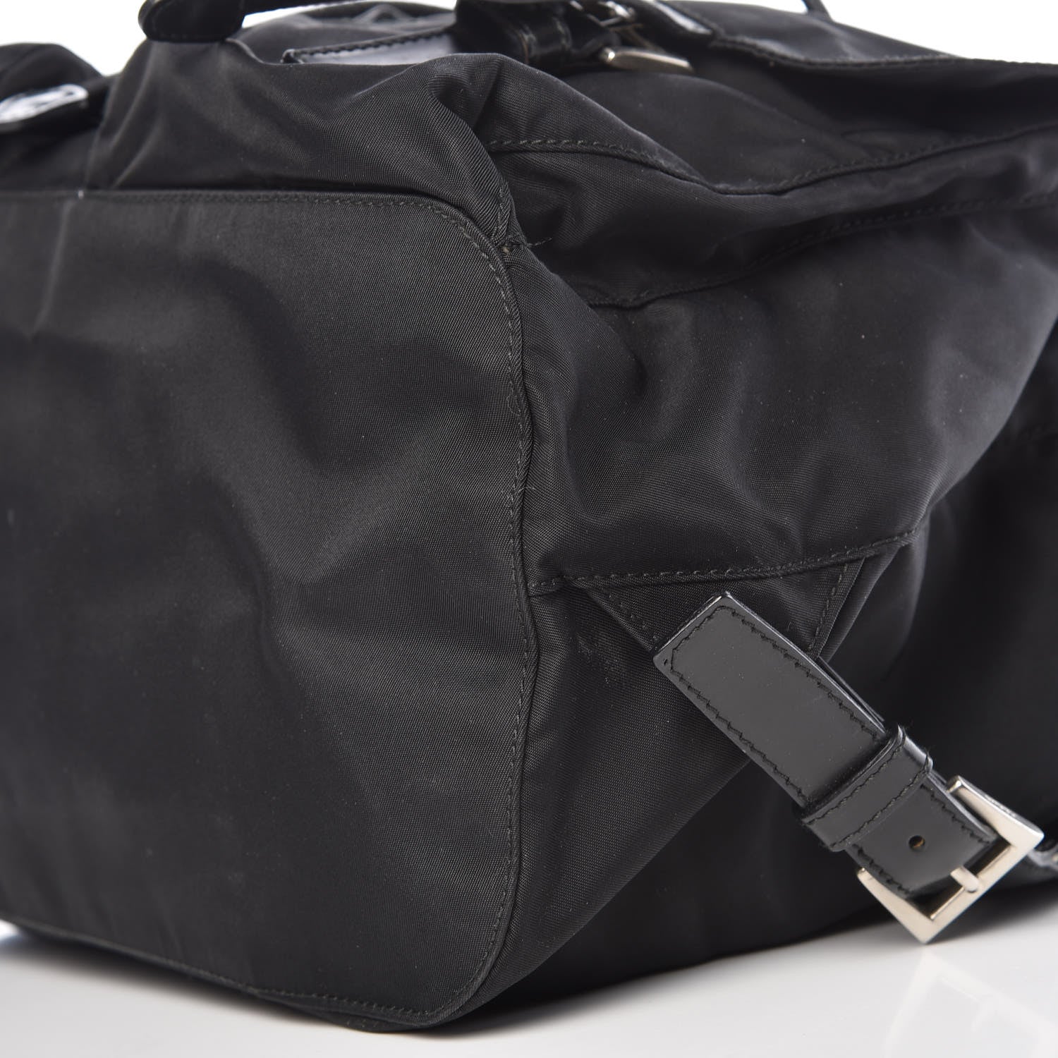 Prada Nylon Vela Medium Backpack Black 10 of 10