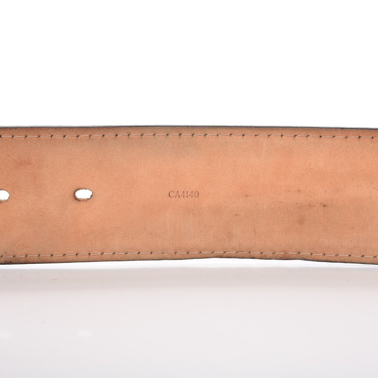 Calfskin Jeans Belt 100 40 Black
