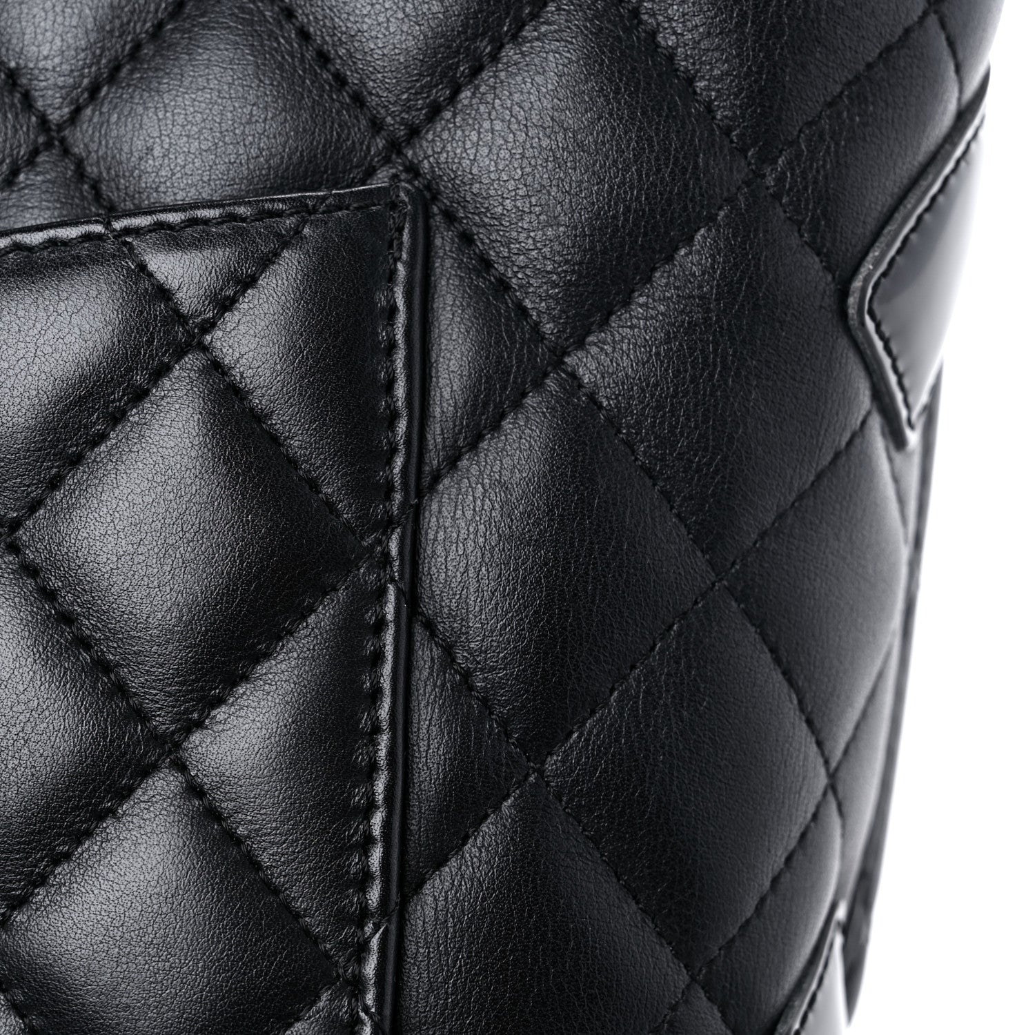 Chanel Calfskin Quilted Medium Cambon Tote Black 14 of 14