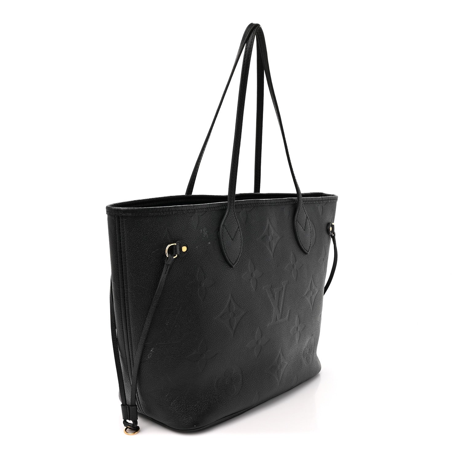 Louis Vuitton Empreinte Monogram Giant Neverfull MM Black 3 of 14
