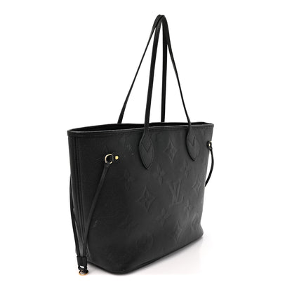 Louis Vuitton Empreinte Monogram Giant Neverfull MM Black 3 of 14
