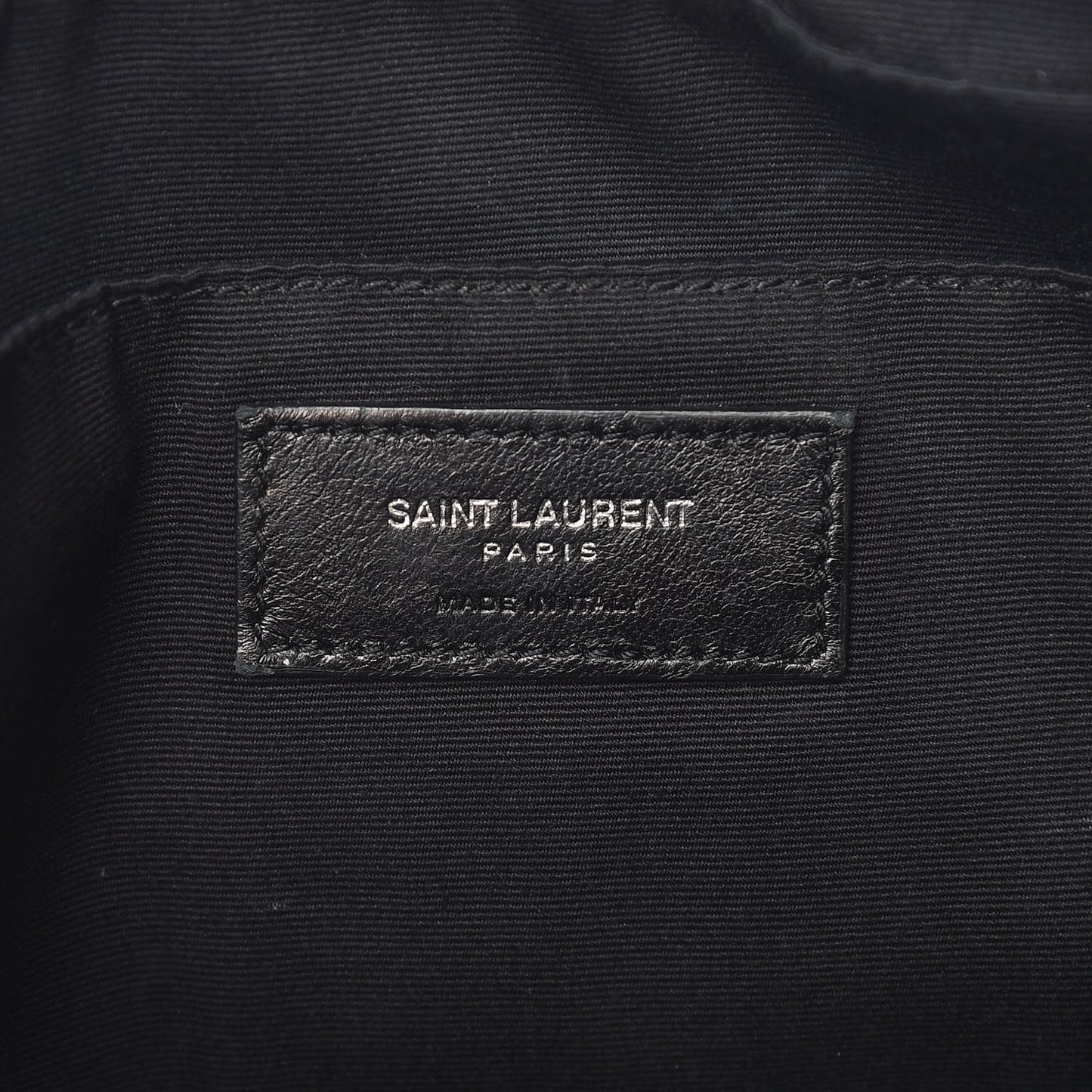 Lambskin Monogram Small Lou Camera Bag Black