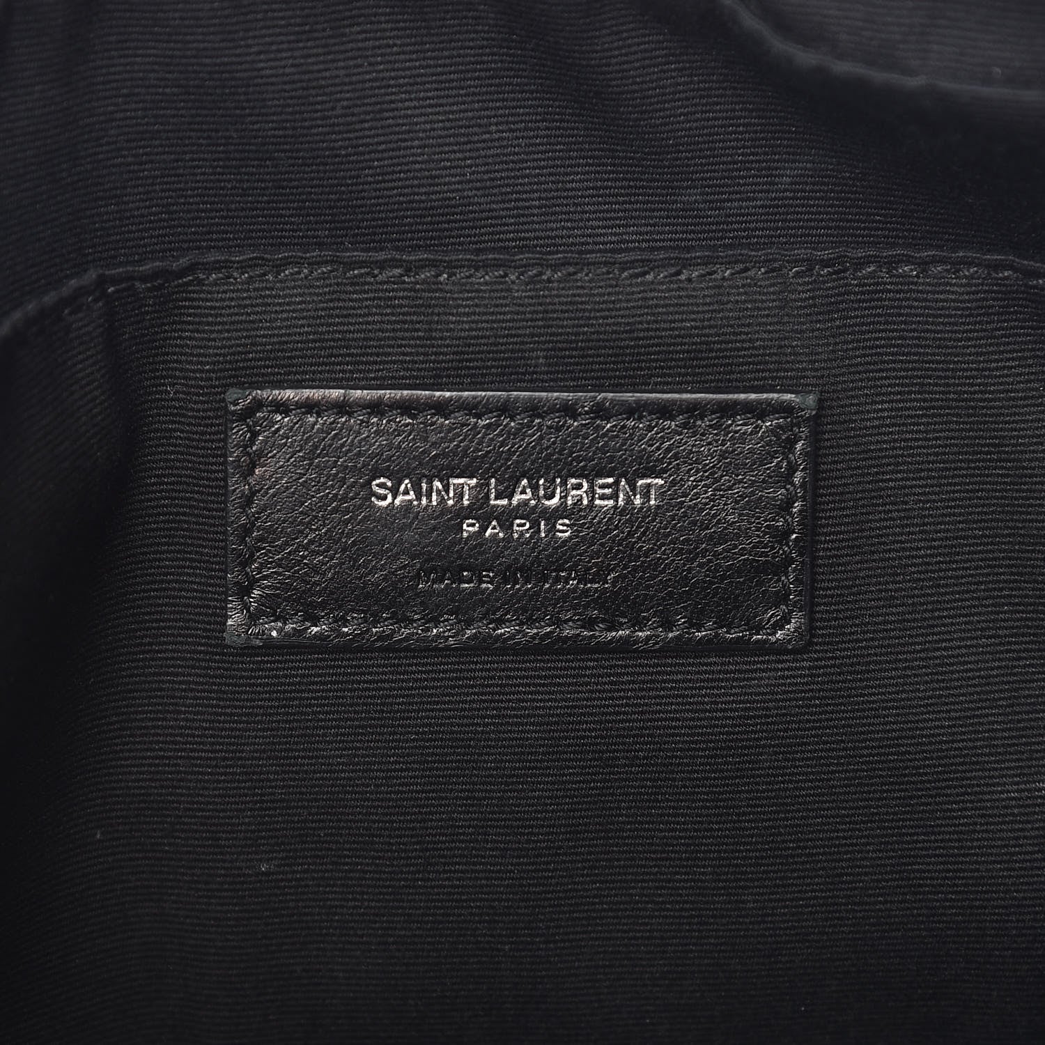 Saint Laurent Lambskin Monogram Small Lou Camera Bag Black 6 of 13