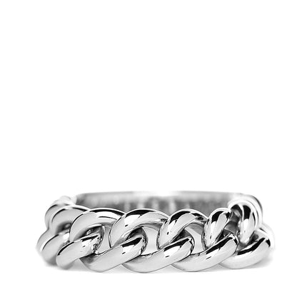 Christian Dior 18K White Gold Gourmette Ring 53 6.25 3 of 5