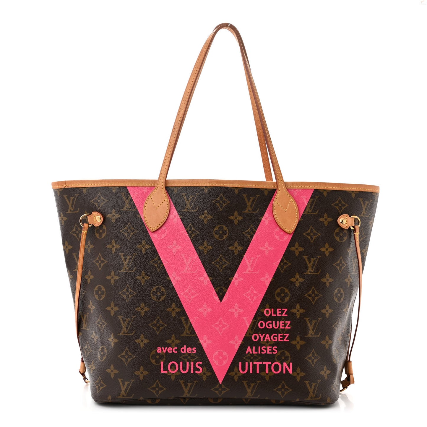 Monogram V Neverfull MM Grenade