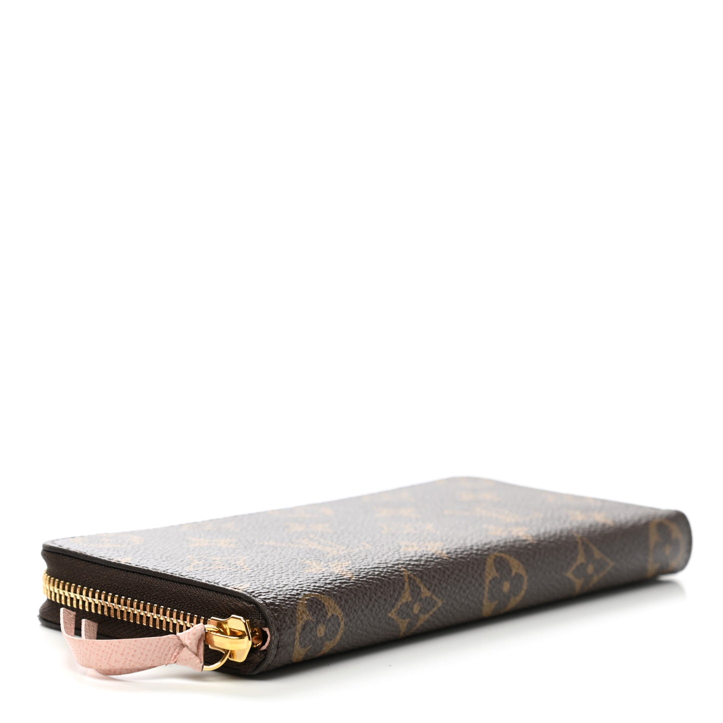 Monogram Clemence Wallet Rose Ballerine