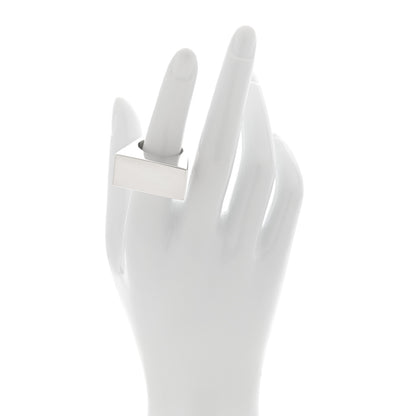 Tiffany Sterling Silver Out of Retirement Rectangle Ring 53 6.25 2 of 6