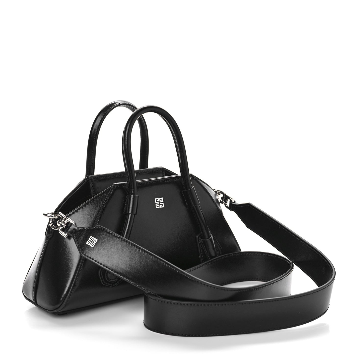 Box Calfskin Mini Antigona Stretch Black
