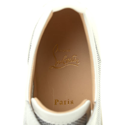 Christian Louboutin Nappa Spikes Womens Vieira Flat Sneakers 41 Latte Light Gold 7 of 11