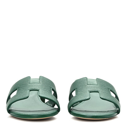 Hermes Epsom Oasis Sandals 35 Vert Cactus 2 of 9