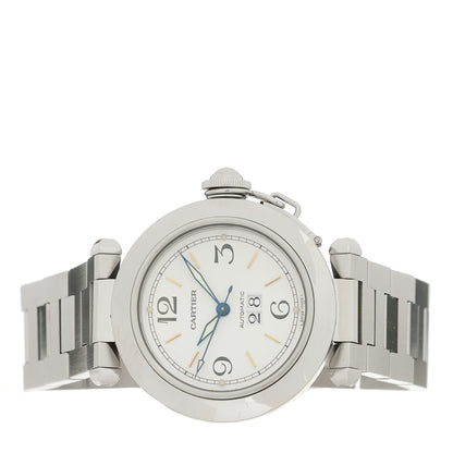 Cartier Stainless Steel 35mm Pasha C Big Date Automatic Watch 2 of 4