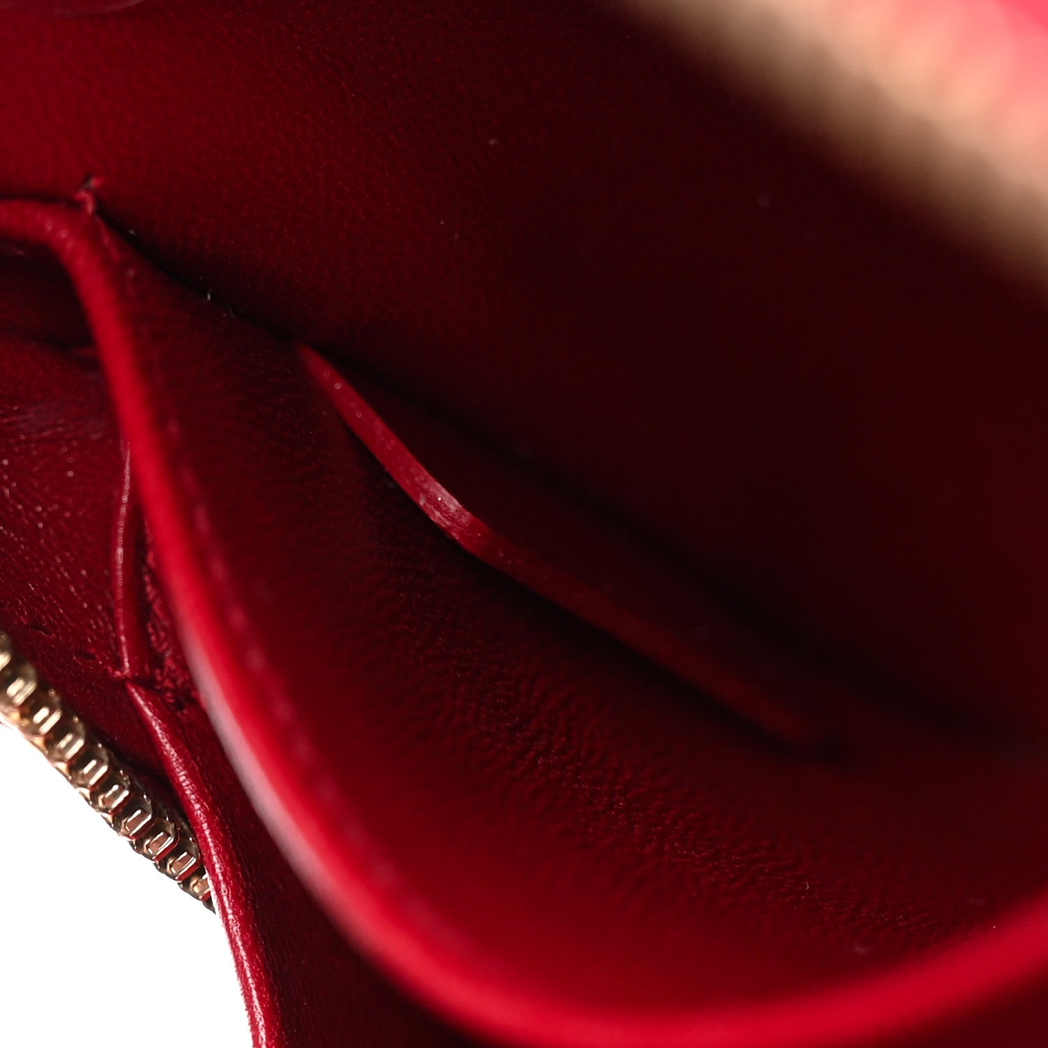 Christian Dior Lambskin Cannage Lily Tote Dark Red 6 of 11