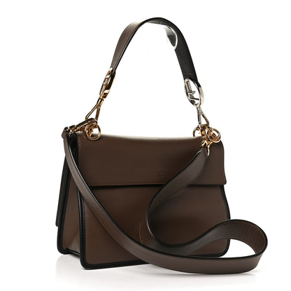 Fendi Vitello Century F is Fendi Bi-Color FF 1974 Embossed Kan I Shoulder Bag Maya Black 2 of 17