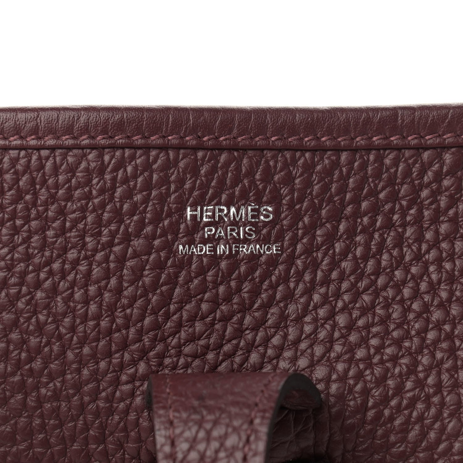 Hermes Taurillon Clemence Evelyne III PM Bordeaux 6 of 12