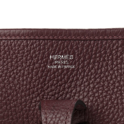 Hermes Taurillon Clemence Evelyne III PM Bordeaux 6 of 12