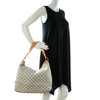 Louis Vuitton Damier Azur Delightful MM Pink 2 of 7