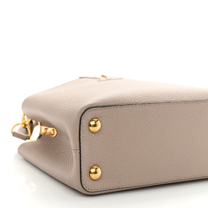 Louis Vuitton Taurillon Capucines BB Galet 8 of 9