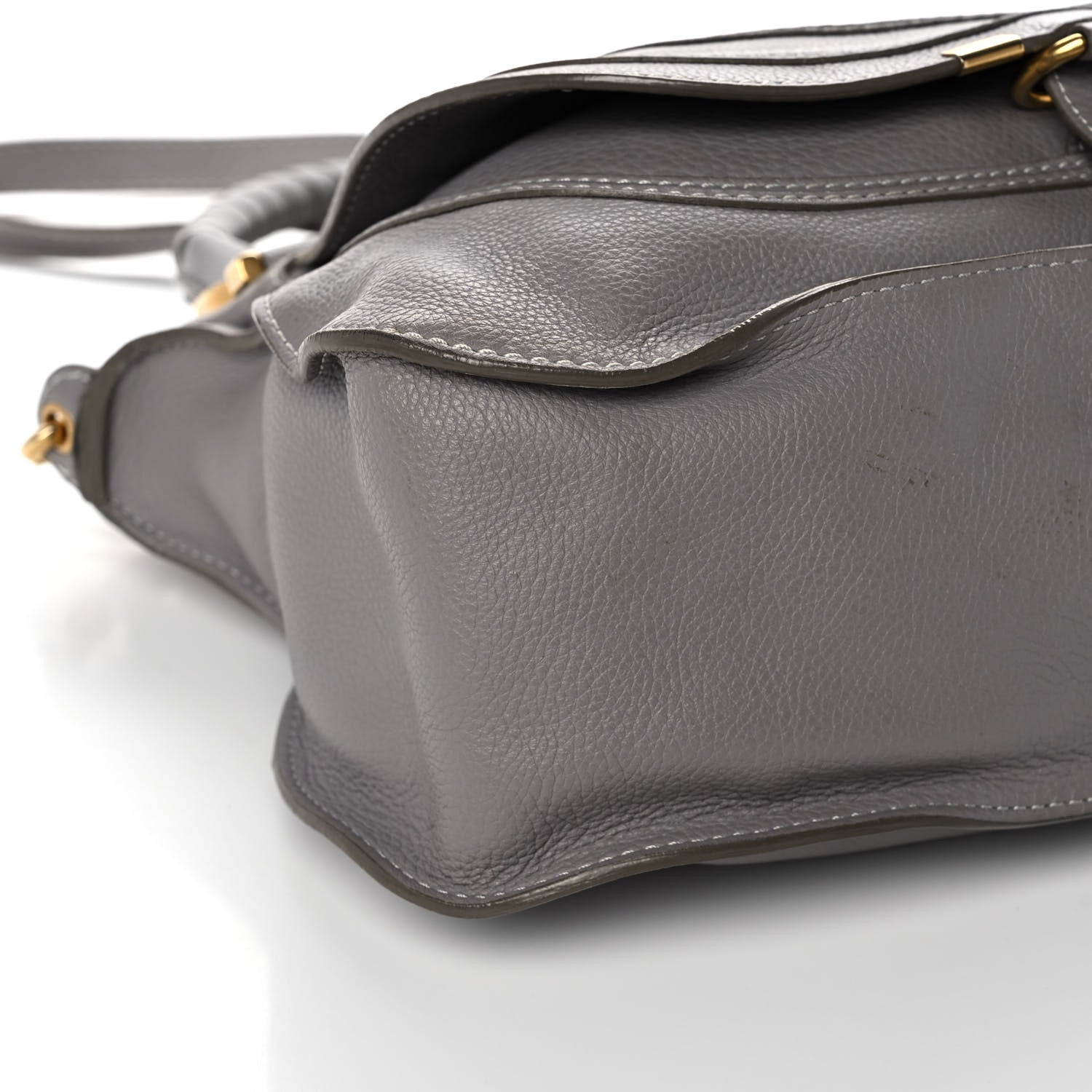 Chloe Calfskin Small Marcie Satchel Cashmere Grey 9 of 11
