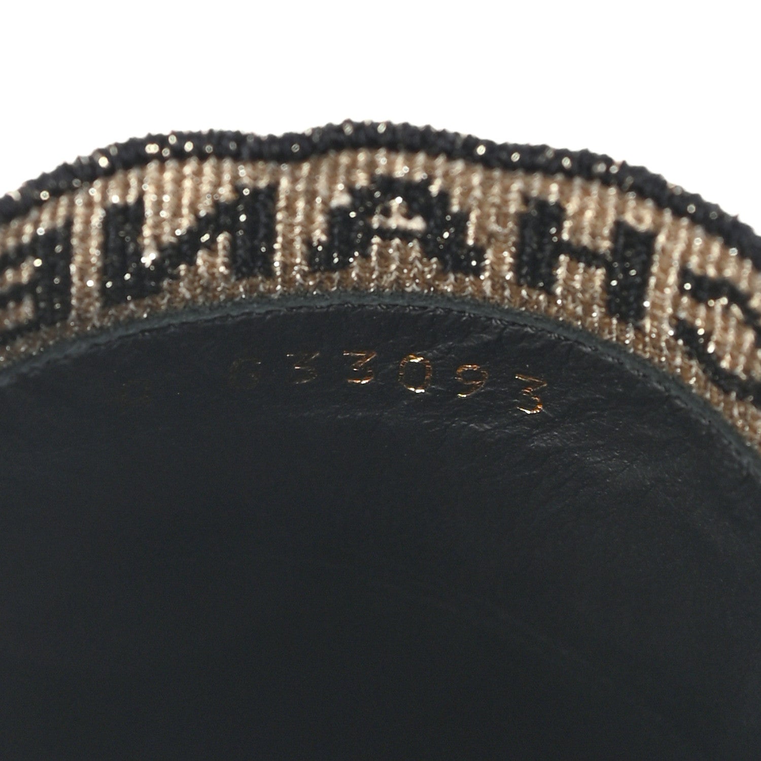 Chanel Fabric Patent Calfskin Mules 36.5 Black Gold 8 of 8