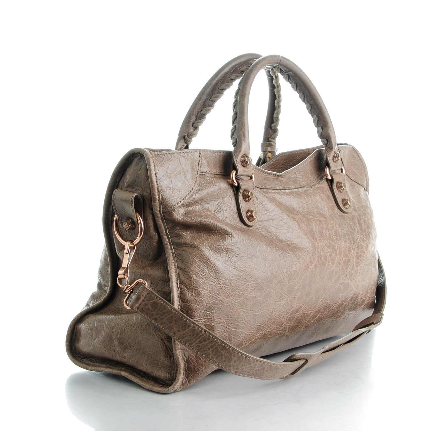 Balenciaga Agneau Giant 12 Rose Gold Hardware City Gris Poivre 3 of 9