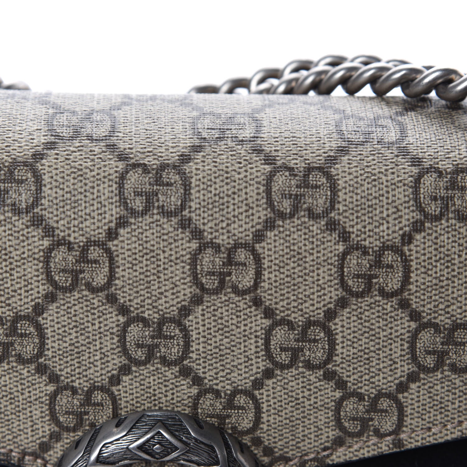 Gucci GG Supreme Monogram Mini Dionysus Shoulder Bag Black 7 of 9