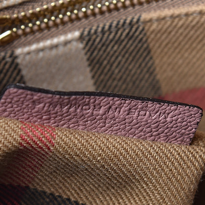 Burberry Soft Grain Calfskin Small Helmsley Crossbody Mauve Pink 9 of 18