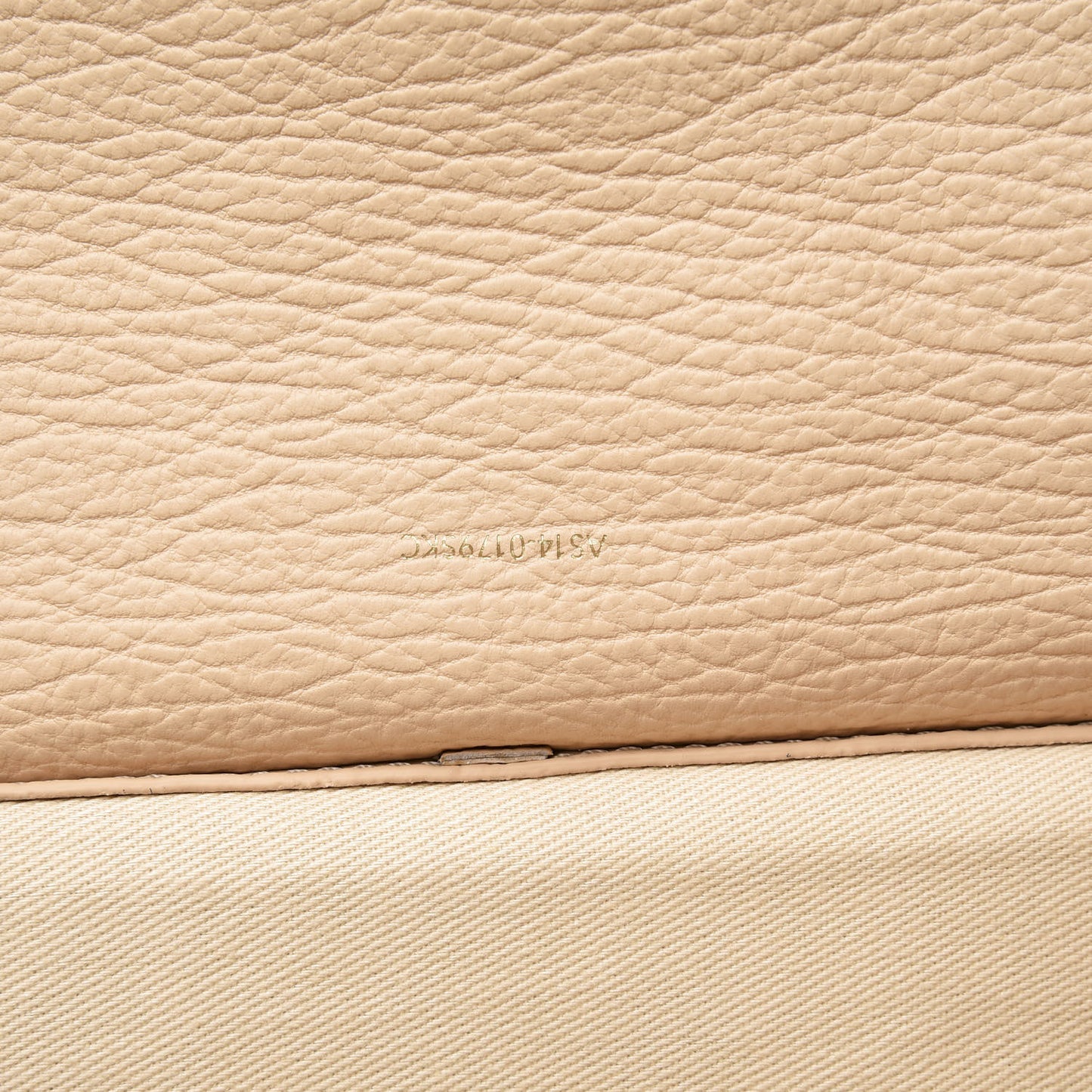 3.1 Textured Calfskin Medium Pashli Satchel White Peach