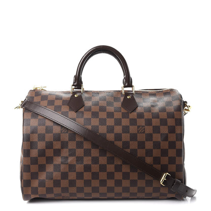 Louis Vuitton Damier Ebene Speedy Bandouliere 35 1 of 9