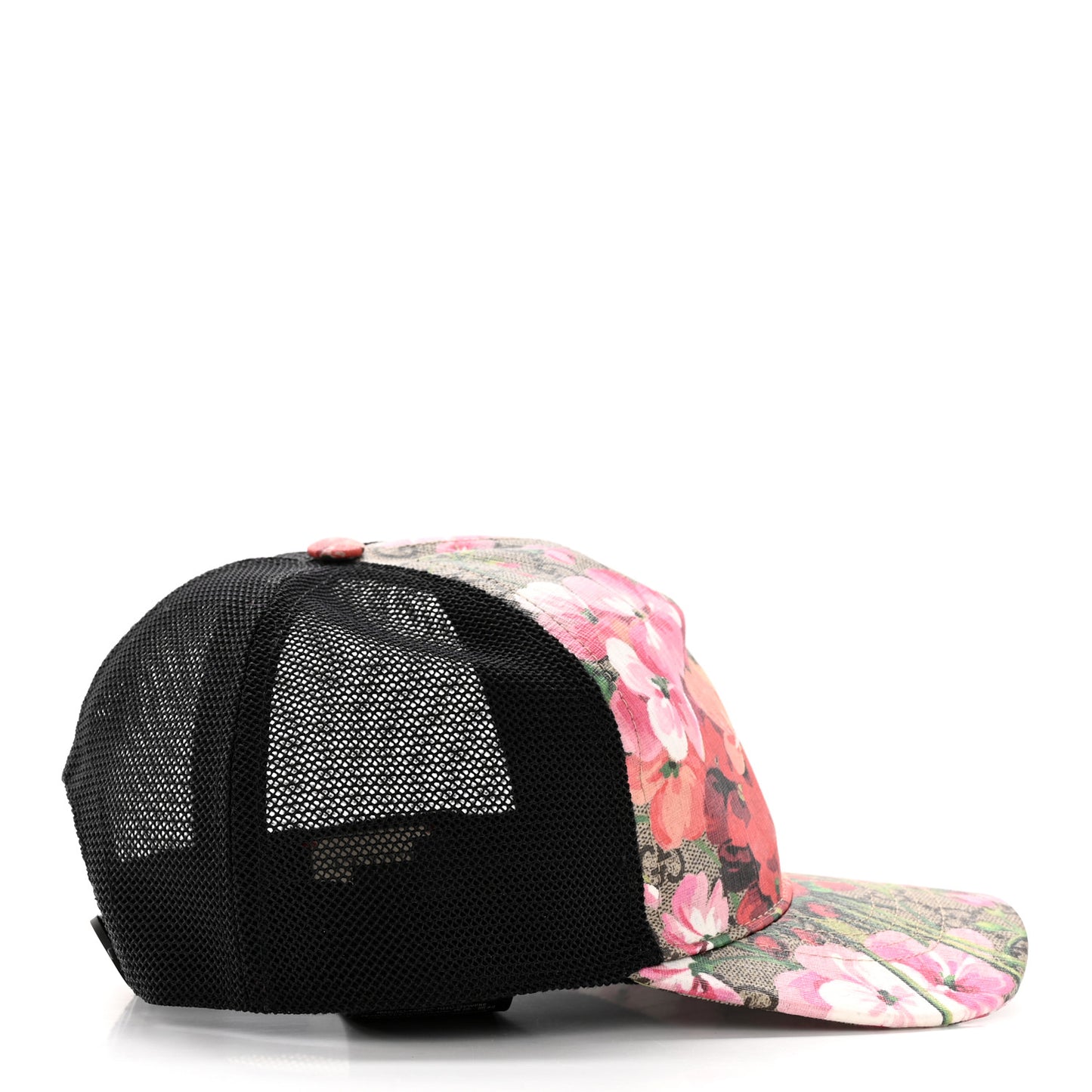 GG Supreme Monogram Blooms Baseball Hat M Beige Multicolor
