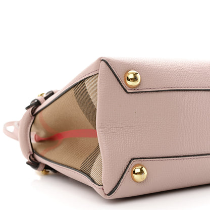 Burberry Grainy Calfskin House Check Baby Banner Tote Pale Orchid 10 of 13