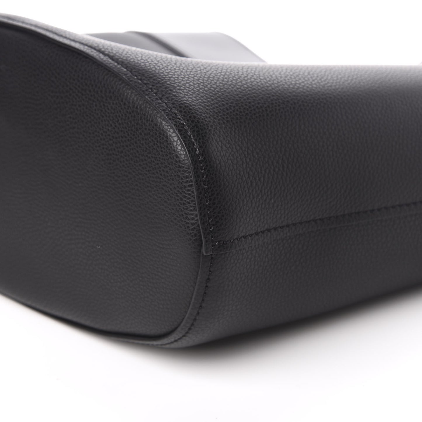 Smooth Grained Calfskin Medium Aby Tote Black