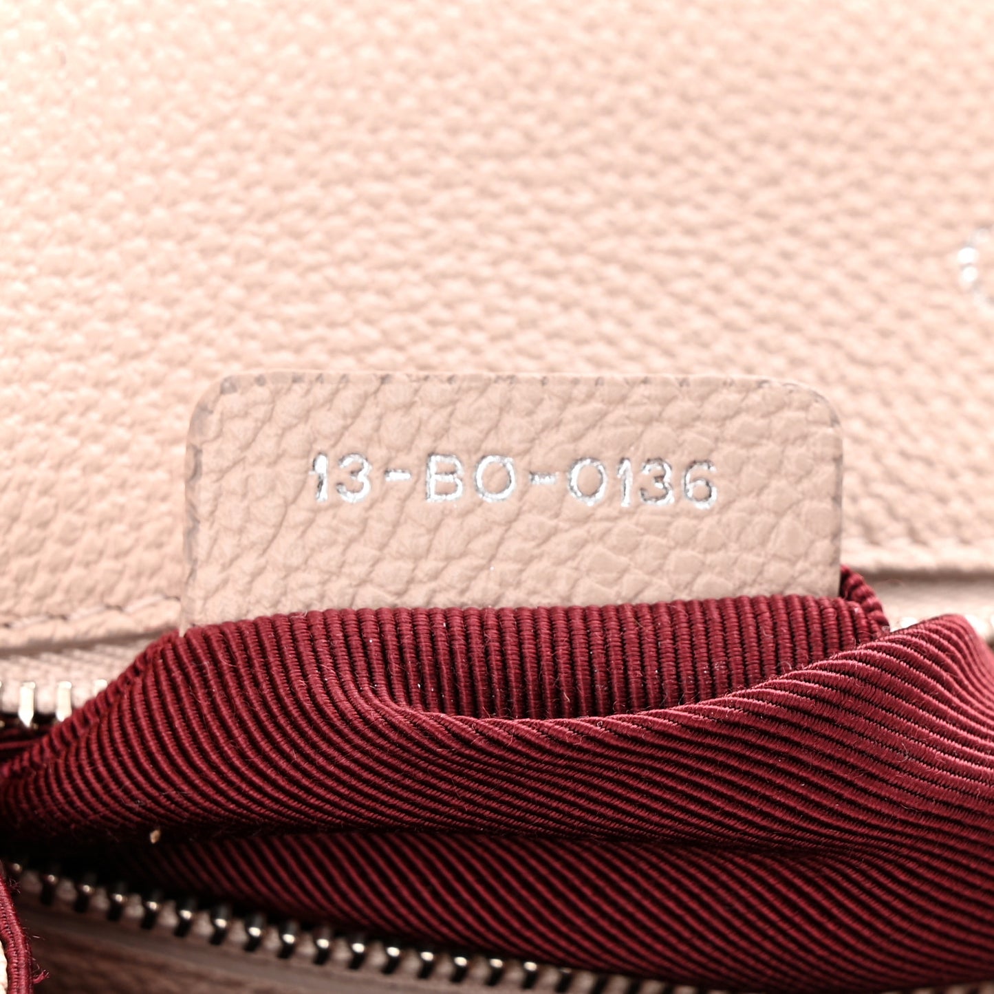 Grained Calfskin Small Diorama Flap Bag Rose Poudre