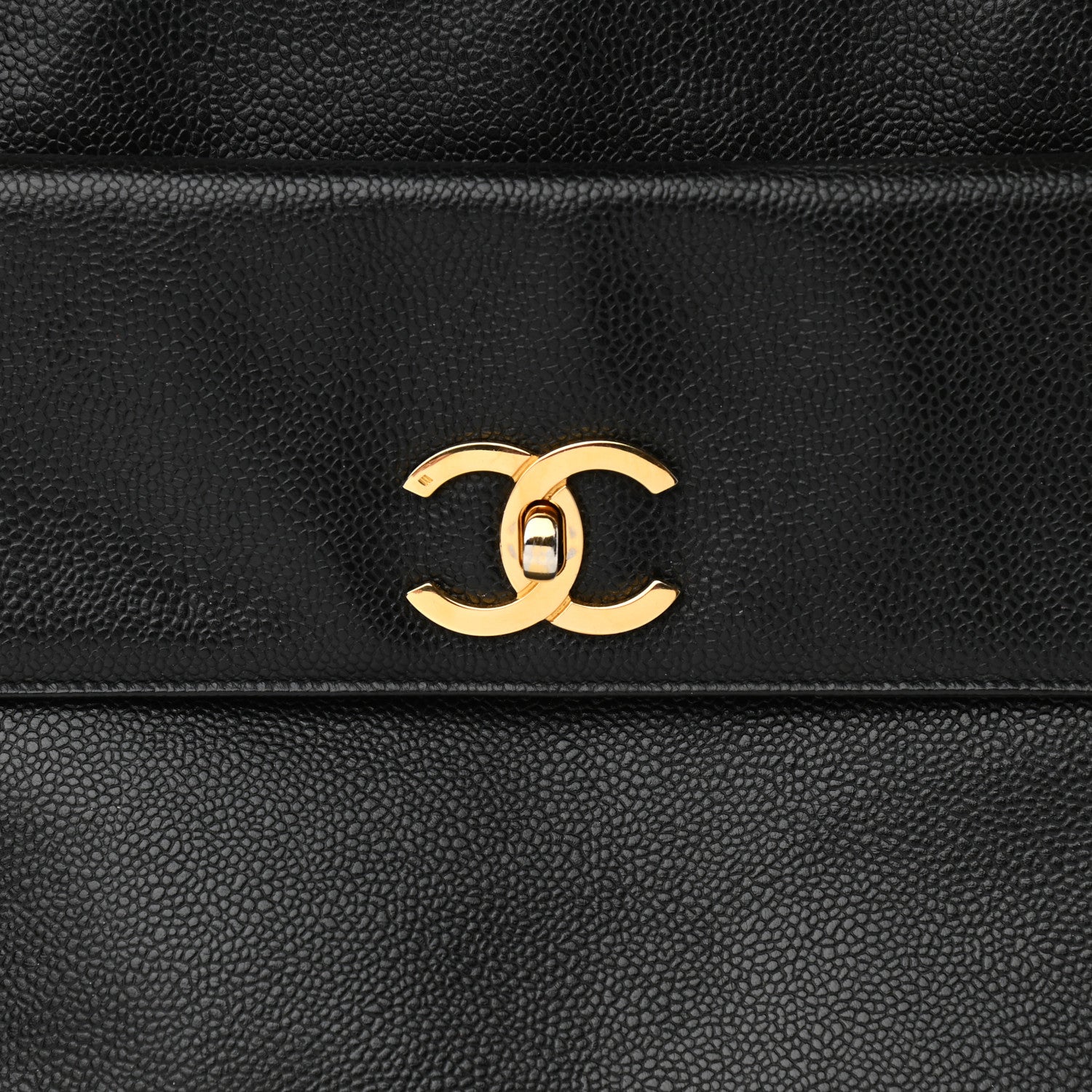 Chanel Caviar Flap Shoulder Bag Black 10 of 12