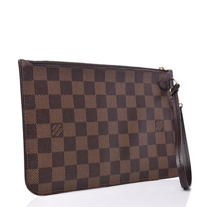 Louis Vuitton Damier Ebene Neverfull MM GM Pochette 3 of 11