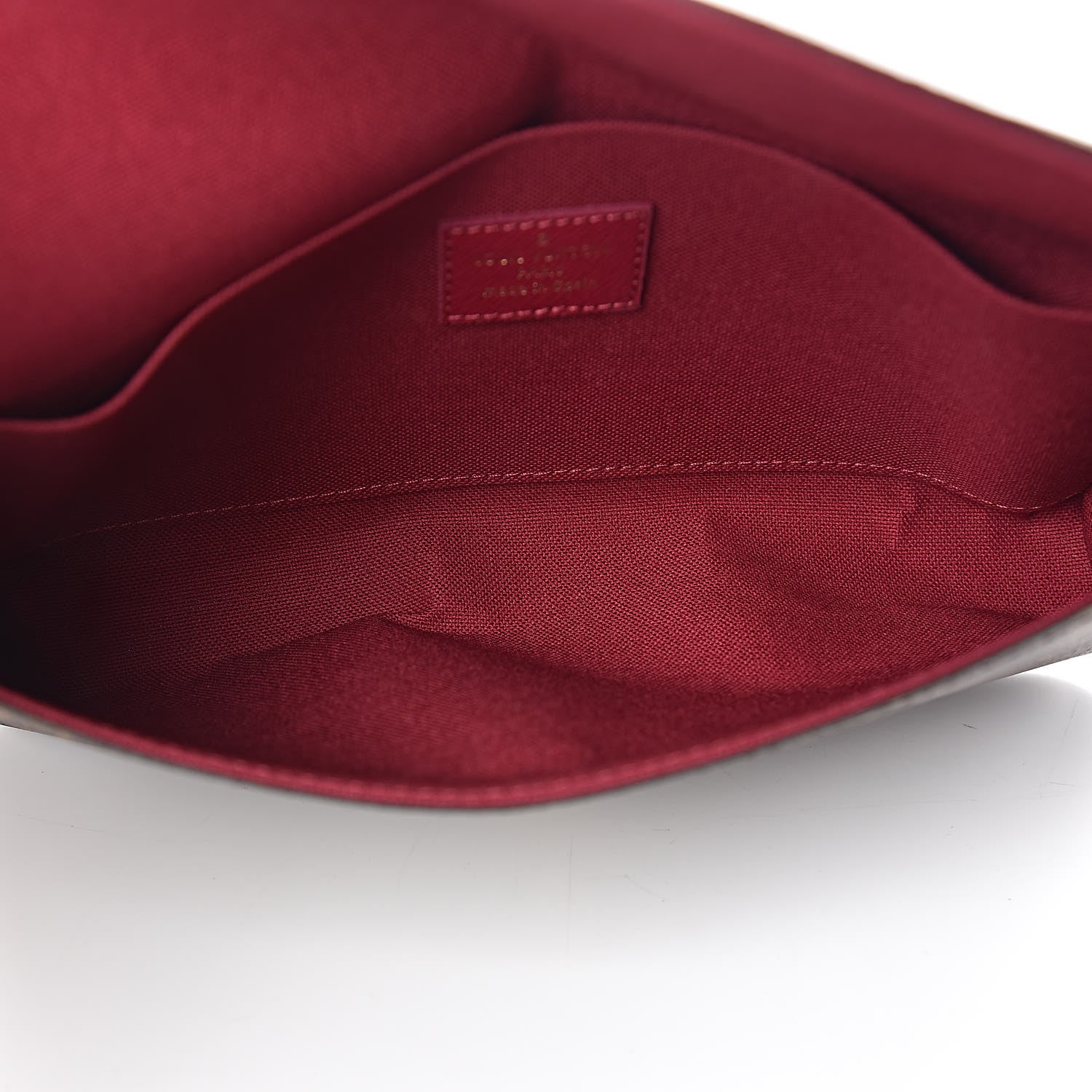 Louis Vuitton Monogram Pochette Felicie Chain Wallet Fuchsia 5 of 9