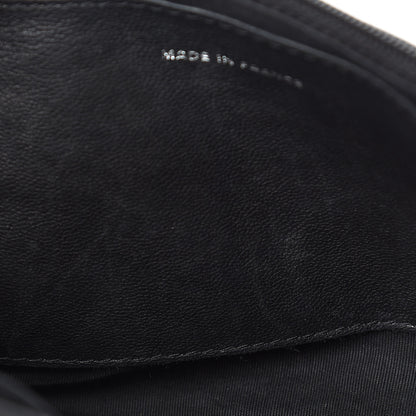 Chanel Lambskin Half Moon Wallet On Chain WOC Black 9 of 13