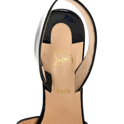 Christian Louboutin Patent Actina 100 Pumps 38.5 Black 7 of 12